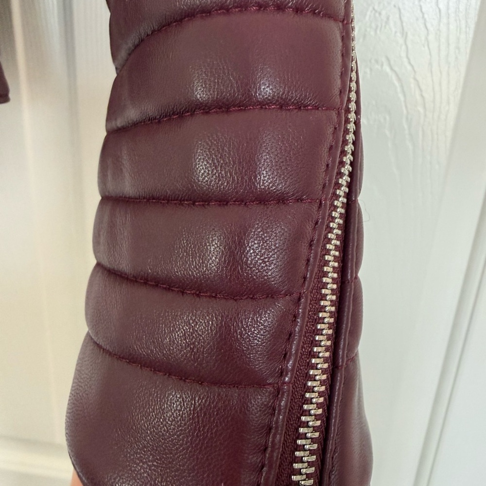 Unikat Oxblood Vintage Leather Moto Jacket - Picture 5 of 9